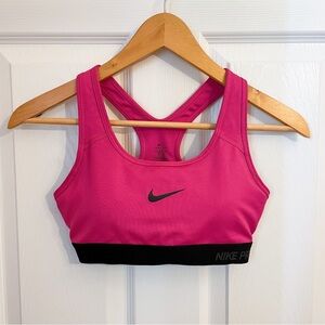 Nike Pro Dri-Fit Sports Bra Hot Pink Padded